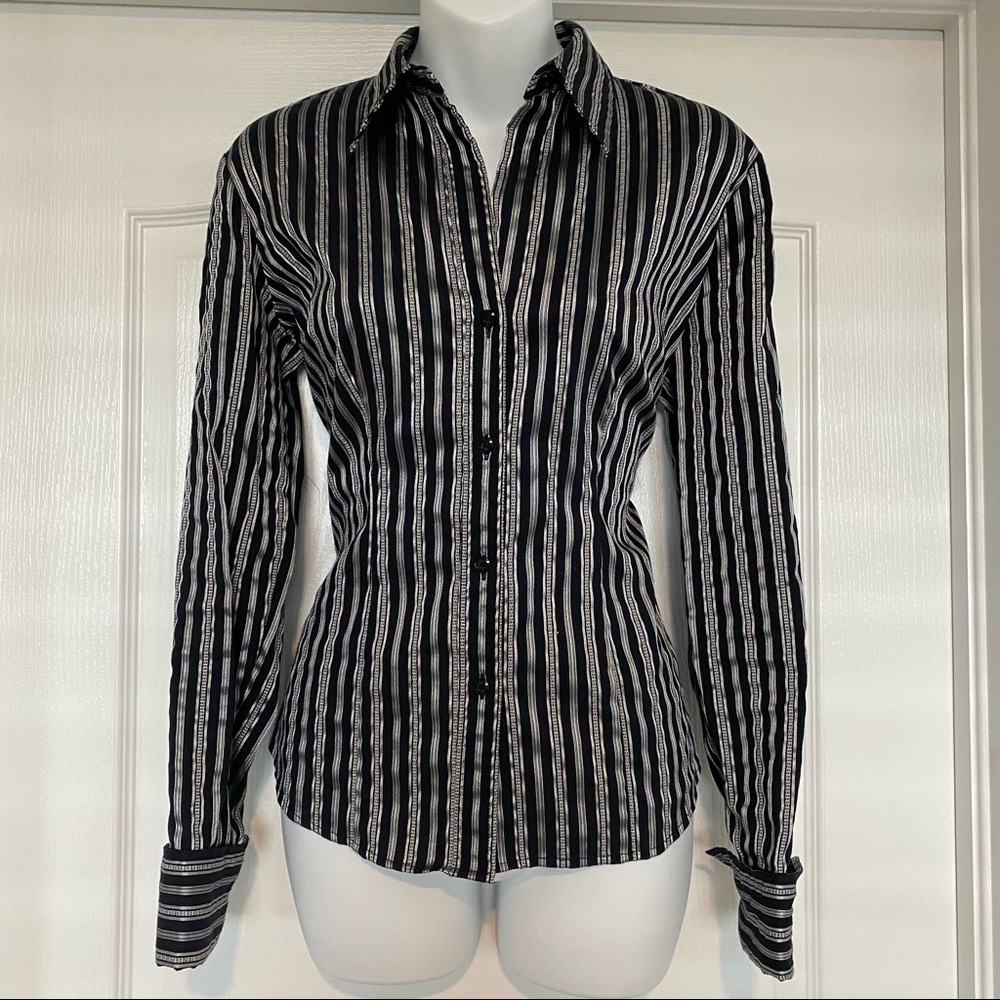NY&C Striped Blouse